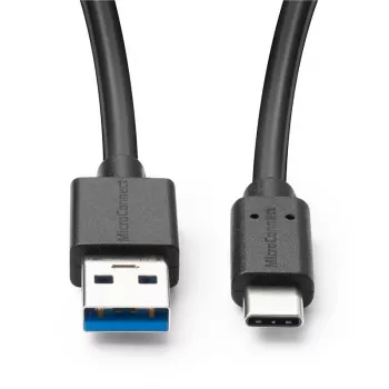 Microconnect USB3.2CA1.5 USB kabelis 1.5m USB A - USB C melns