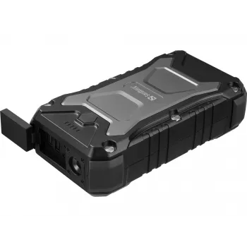 Sandberg Survivor Powerbank 27000 PD65W, 27000 mAh, Power Delivery, Quick Charge 3.0, Bezvadu uzlāde, Melns
