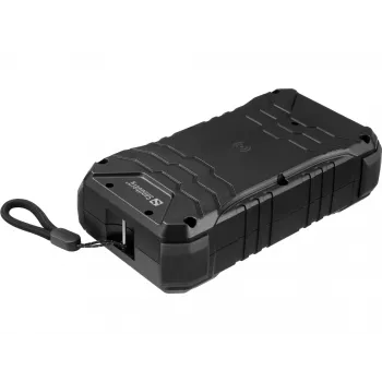 Sandberg Survivor Powerbank 27000 PD65W, 27000 mAh, Power Delivery, Quick Charge 3.0, Bezvadu uzlāde, Melns