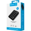 Sandberg USB vadu ciparu tastatūra, 19 taustiņi, melna