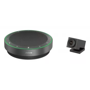 Jabra BYOD Room Kit (Speak2 75 + Cam IQ) grupas video konferences sistēma, Full HD, Melna