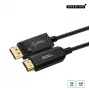 Mikroconnect DP-HDMI-3000V1.4OP aktīvais optiskais video kabelis 30 m, DisplayPort uz HDMI