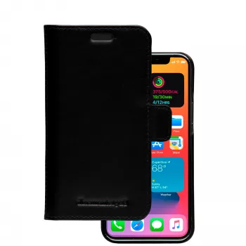 Maciņš dbramante1928 Lynge iPhone 12 mini 5.4 collu – Melns, 3 kabatas kartēm