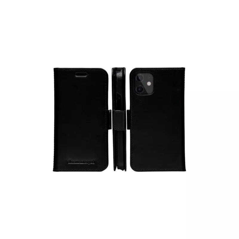 Maciņš dbramante1928 Lynge iPhone 12 mini 5.4 collu – Melns, 3 kabatas kartēm