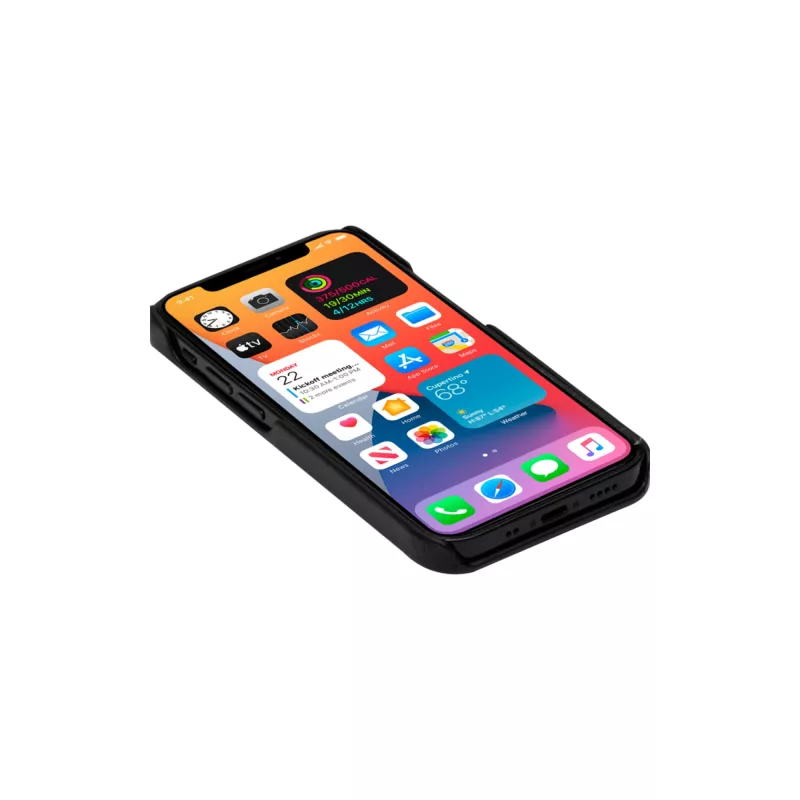 Maciņš dbramante1928 Lynge iPhone 12 mini 5.4 collu – Melns, 3 kabatas kartēm