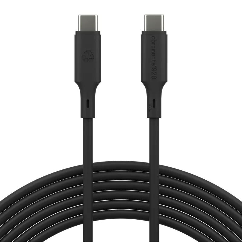 dbramante1928 USB-C/USB-C kabelis 3m 100W melns