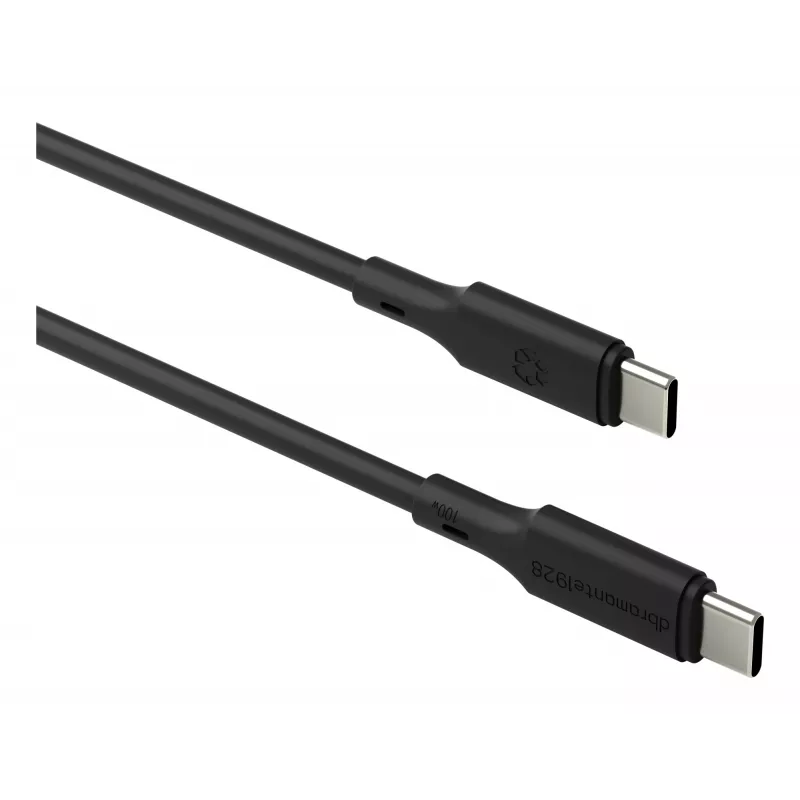 dbramante1928 USB-C/USB-C kabelis 3m 100W melns
