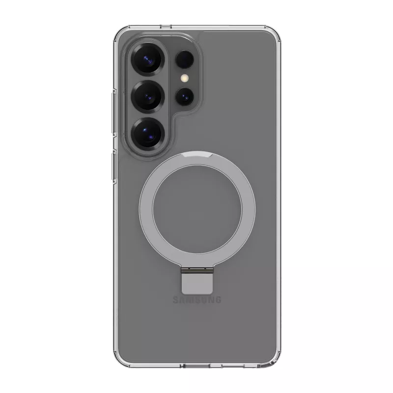 Aizsargmaciņš dbramante1928 Iceland Ultra D3O MAG Kick Samsung Galaxy S26 Ultra, caurspīdīgs, 6,9 collu ekrāns, plastmasa, galda statīvs