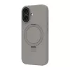 Mobilā telefona maciņš dbramante1928 Roskilde MS Kick ICON Apple iPhone 17, pelēks, ar statīvu
