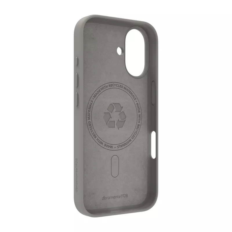 Mobilā telefona maciņš dbramante1928 Roskilde MS Kick ICON Apple iPhone 17, pelēks, ar statīvu