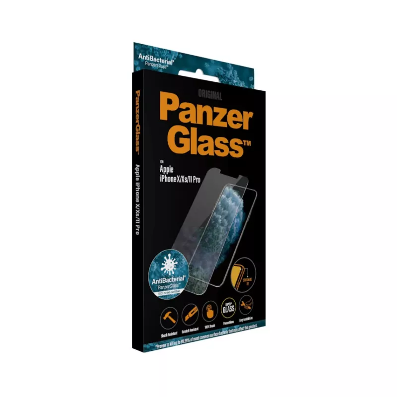 PanzerGlass ® Ekrāna aizsargs iPhone 11 Pro | Xs | X | Standarta piegulums