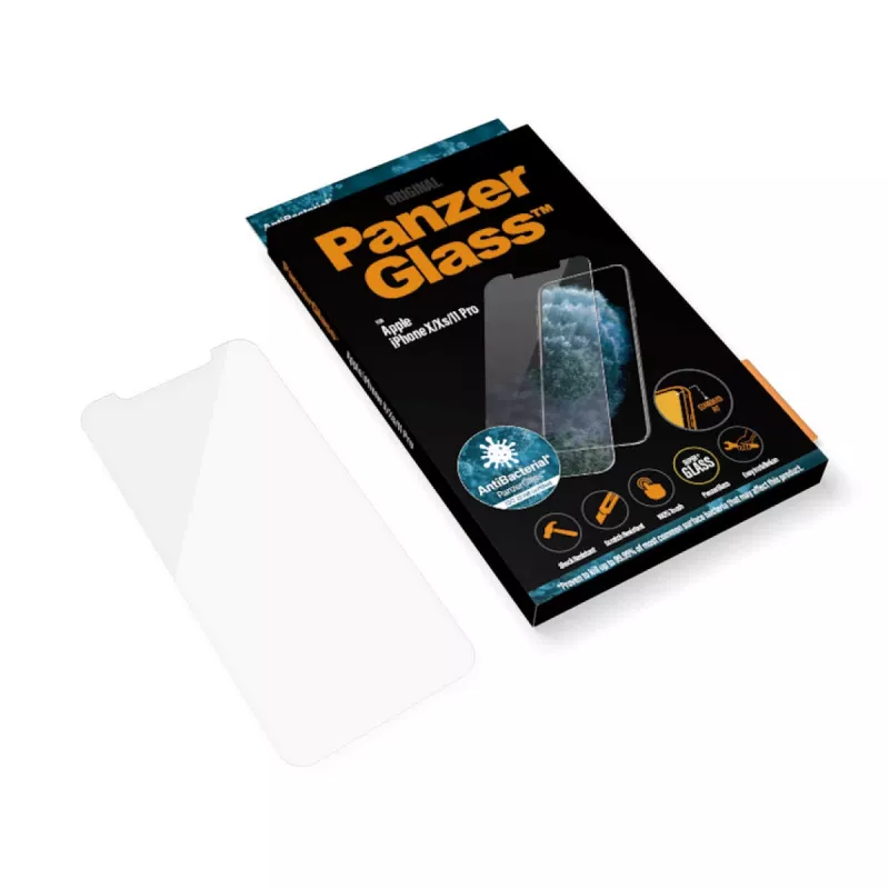 PanzerGlass ® Ekrāna aizsargs iPhone 11 Pro | Xs | X | Standarta piegulums