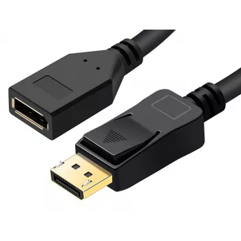 Microconnect DP-MFG-300 DisplayPort kabelis 3 m Melns