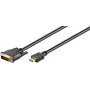 Microconnect HDM192413 video kabeļa adapteris 3 m DVI-D HDMI Type A (Standarta) Melns