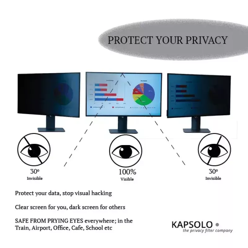 KAPSOLO 2-Way Plug In Privātuma filtrs Lenovo ThinkPad X1 Yoga 4. paaudzei