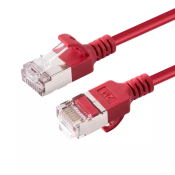 Microconnect V-FTP6A005R-SLIM tīkla kabelis sarkans 0,5 m Cat6a U/FTP (STP)