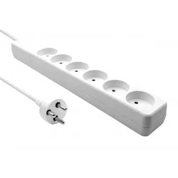 Microconnect MC-GRU0607DKW pagarinātājs 7 m 6 kontaktligzdas Balts