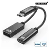 Video kabeļa adapteris Microconnect MC-USBC-CFAF 0.13m vīrietis-sieviete