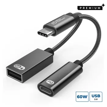 Video kabeļa adapteris Microconnect MC-USBC-CFAF 0.13m vīrietis-sieviete