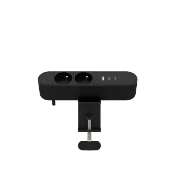 MicroConnect MC-MDPS-FR2-30W daudzfunkciju galda kontaktligzda, 2 ligzdas, 30 W