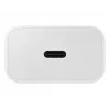 Samsung EP-T2510X balts universāls USB ātrās uzlādes lādētājs 25W