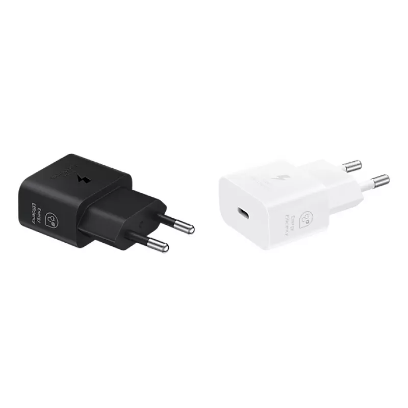 Samsung EP-T2510X balts universāls USB ātrās uzlādes lādētājs 25W