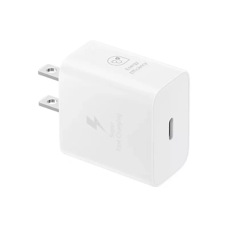 Samsung EP-T2510X balts universāls USB ātrās uzlādes lādētājs 25W