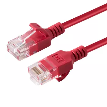 Microconnect V-UTP6A0015R-SLIM tīkla kabelis Sarkans 0.15 m Cat6a U/UTP (UTP)