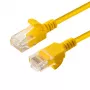 Microconnect V-UTP6A0015Y-SLIM tīkla kabelis dzeltens 0.15 m Cat6a U/UTP (UTP)