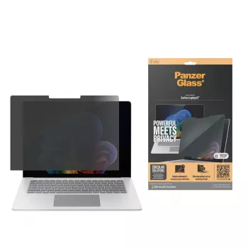PanzerGlass® Privātuma ekrāna aizsargs Microsoft Surface Laptop 7th Edition 15'' | Ultra-Wide Fit