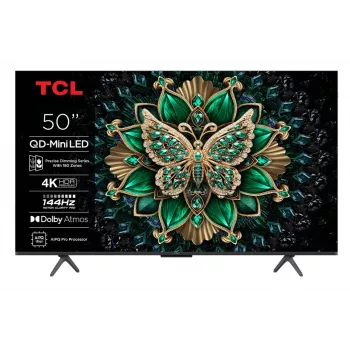 TCL 50Q6C televizors 127 cm (50 collas) 4K Ultra HD Smart TV Wi-Fi Metālisks