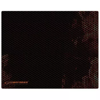 Peles paliktnis ESPERANZA EGP101R — spēļu, poliesters, izmērs S 250×200×2 mm, neslīdoša pamatne, oranžs raksts