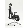 Ergonomisks biroja krēsls ActiveJet YK848 — sieta sēdeklis un atzveltne, melns, atzveltne 50,5×57 cm, sēdekļa platums 48,5 cm