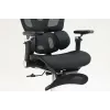 Ergonomisks biroja krēsls ActiveJet YK848 — sieta sēdeklis un atzveltne, melns, atzveltne 50,5×57 cm, sēdekļa platums 48,5 cm