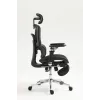 Ergonomisks biroja krēsls ActiveJet YK848 — sieta sēdeklis un atzveltne, melns, atzveltne 50,5×57 cm, sēdekļa platums 48,5 cm
