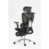 Ergonomisks biroja krēsls ActiveJet YK848 — sieta sēdeklis un atzveltne, melns, atzveltne 50,5×57 cm, sēdekļa platums 48,5 cm