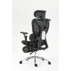 Ergonomisks biroja krēsls ActiveJet YK848 — sieta sēdeklis un atzveltne, melns, atzveltne 50,5×57 cm, sēdekļa platums 48,5 cm