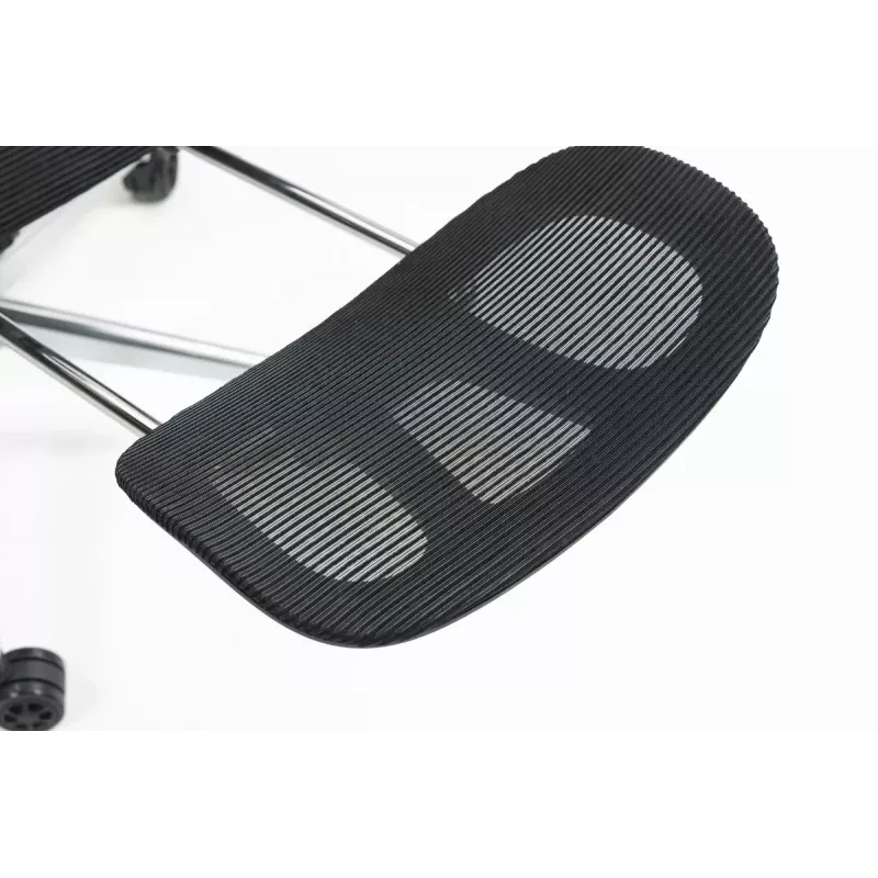 Ergonomisks biroja krēsls ActiveJet YK848 — sieta sēdeklis un atzveltne, melns, atzveltne 50,5×57 cm, sēdekļa platums 48,5 cm