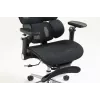 Ergonomisks biroja krēsls ActiveJet YK848 — sieta sēdeklis un atzveltne, melns, atzveltne 50,5×57 cm, sēdekļa platums 48,5 cm
