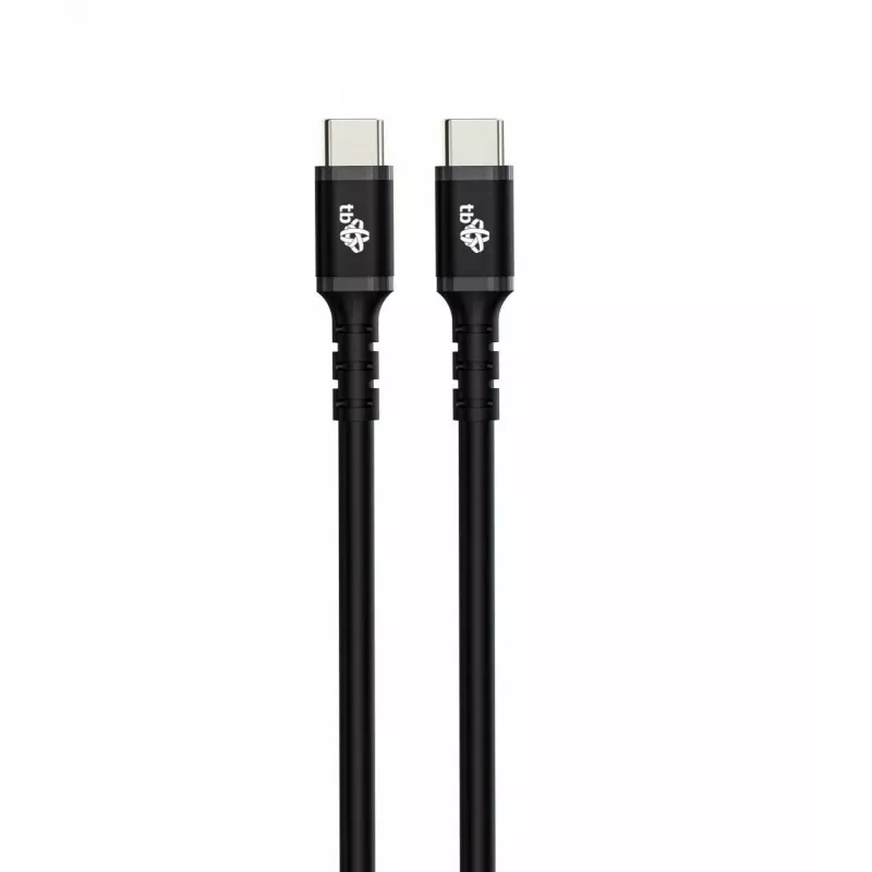USB-C kabelis TB AKTBXKUCC2SI10B, 1 m, silikona apvalks, melns