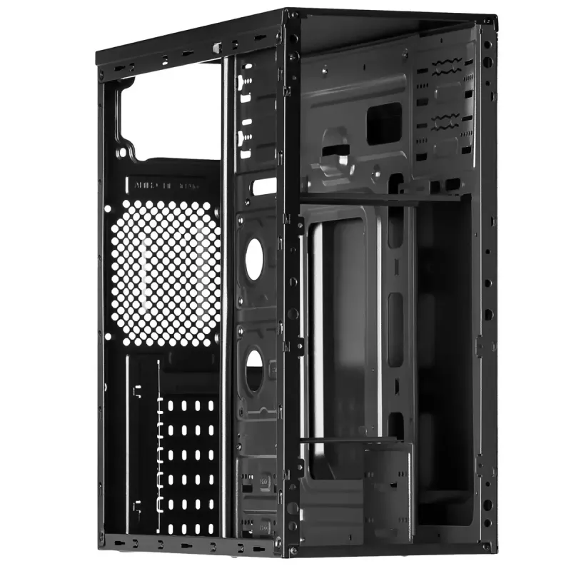 Akyga AK939BL Midi Tower datora korpuss, ATX / Micro ATX / Mini ITX, 2x USB 2.0, bez barošanas bloka, melns