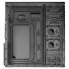 Akyga AK939BL Midi Tower datora korpuss, ATX / Micro ATX / Mini ITX, 2x USB 2.0, bez barošanas bloka, melns