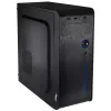 Akyga AK939BL Midi Tower datora korpuss, ATX / Micro ATX / Mini ITX, 2x USB 2.0, bez barošanas bloka, melns