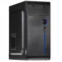 Korpus Akyga AK939BL Midi Tower — ATX/Micro-ATX, 3×3.5 inch + 3×2.5 inch sloti, GPU līdz 385 mm, USB 2.0