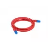 LANBERG RJ-45 Cat6a savienojuma kabelis PCF6A-10CC-0100-R, 1 m, S/FTP, CCA, LSZH, sarkans