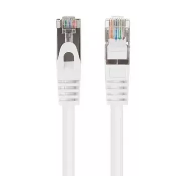 Ethernet savienojuma kabelis LANBERG PCF6-20CC-0100-W Cat6 U/UTP 1 m, CCA vadītājs, 250 MHz, balts