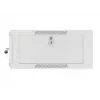 Sienas 19 collu 4U tīkla skapis LANBERG WAFA-5604-10S, 600 mm dziļums, pelēks, stikla durvis (salocīts)