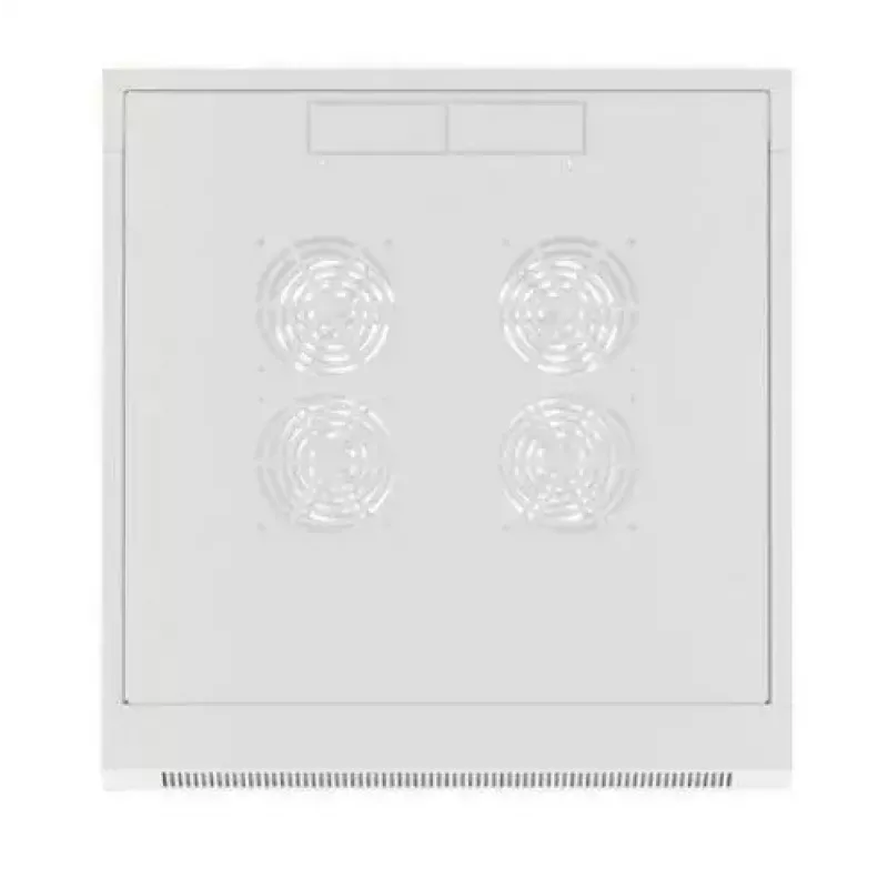 Sienas 19 collu 4U tīkla skapis LANBERG WAFA-5604-10S, 600 mm dziļums, pelēks, stikla durvis (salocīts)