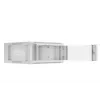 Sienas 19 collu 4U tīkla skapis LANBERG WAFA-5604-10S, 600 mm dziļums, pelēks, stikla durvis (salocīts)