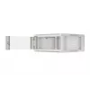 Sienas 19 collu 4U tīkla skapis LANBERG WAFA-5604-10S, 600 mm dziļums, pelēks, stikla durvis (salocīts)